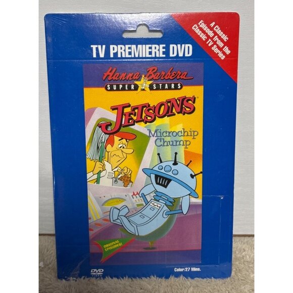Hanna-Barbera TV Premiere DVDs - The Flintstone Flyer & Jetsons Microchip Chump - Picture 3 of 4